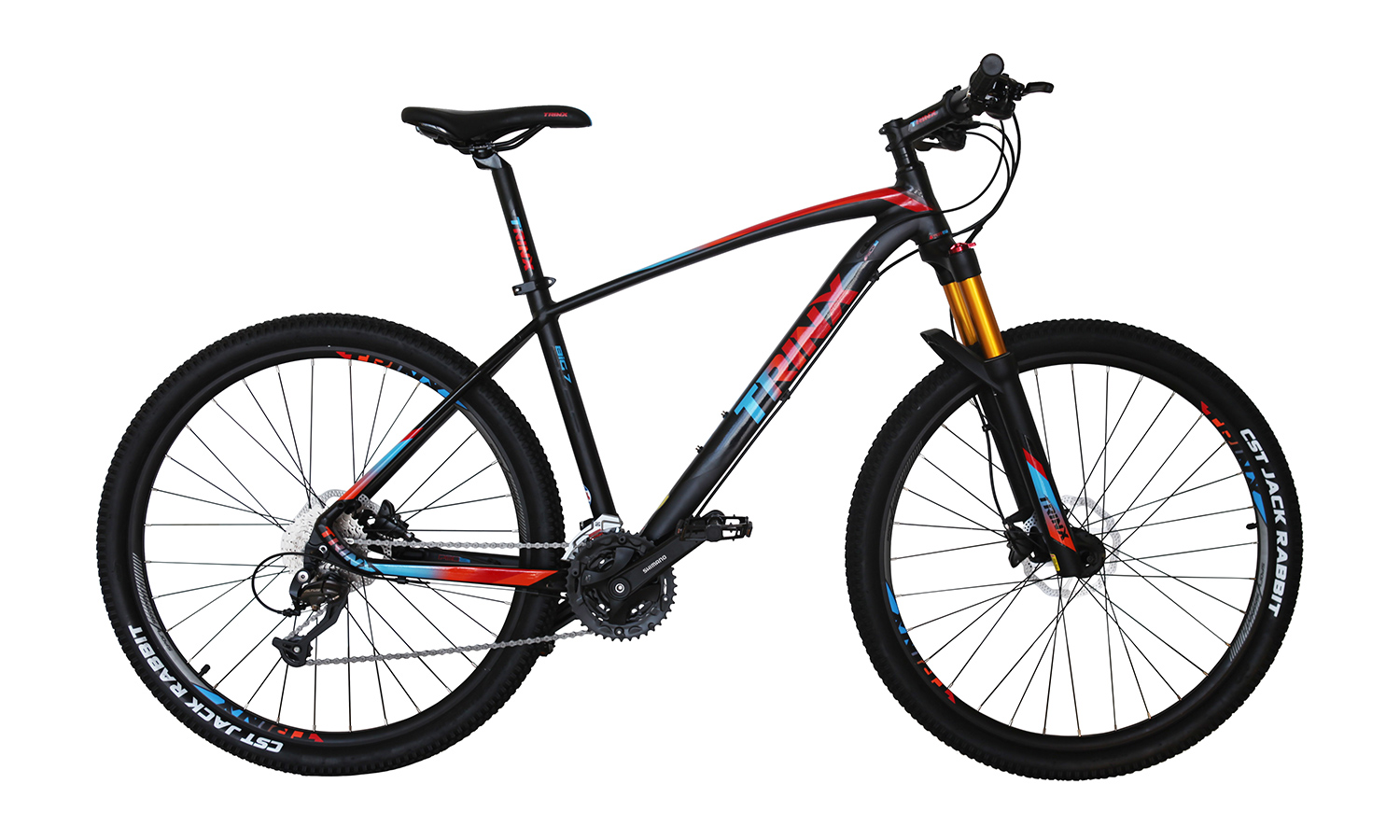 Фотографія Велосипед Trinx B700 27,5" 2019, розмір М, чорно-червоний